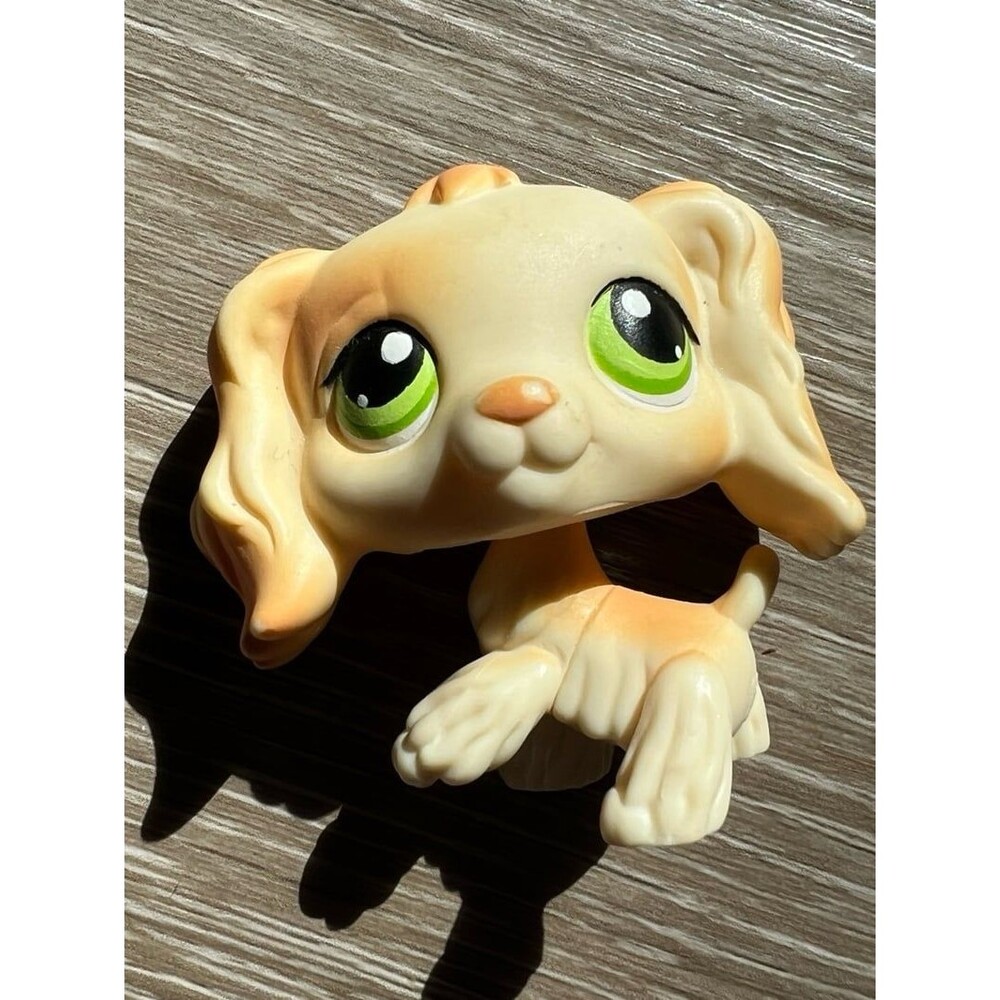 Littlest Pet Shop LPS #347 Cocker Spaniel Dog Authentic Hasbro